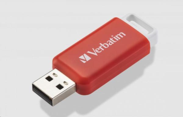 VERBATIM Flash disk 16GB DataBar USB 2.0 Disk,  červený3