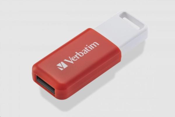 VERBATIM Flash disk 16GB DataBar USB 2.0 Disk,  červený0