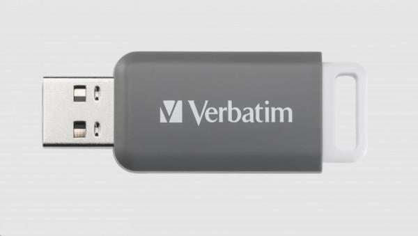 VERBATIM Flash disk 128GB DataBar USB 2.0 Disk,  sivý