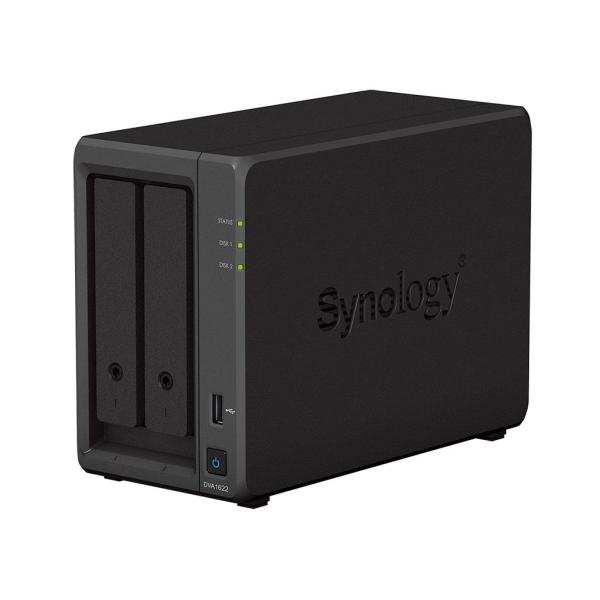 Synology DVA1622 (4C/CeleronJ415/2.0GHz/6GBRAM/2xSATA/2xUSB2.0/1xGbE)5