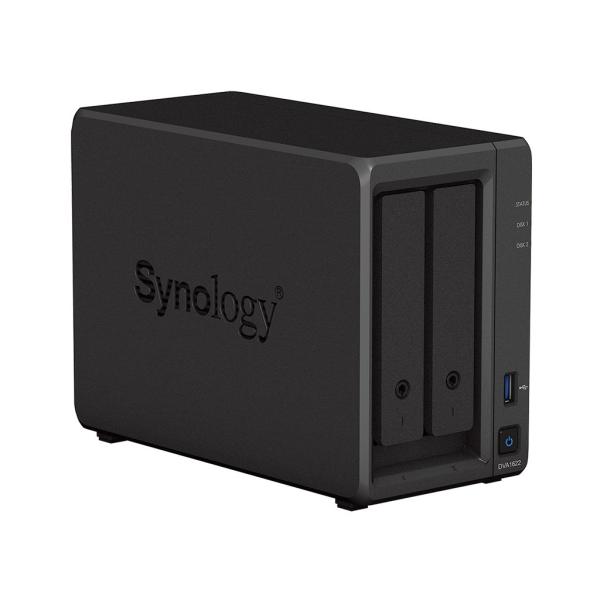 Synology DVA1622 (4C/CeleronJ415/2.0GHz/6GBRAM/2xSATA/2xUSB2.0/1xGbE)4