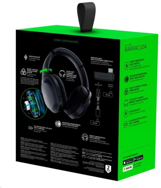 RAZER sluchátka Barracuda,  Bluetooth6