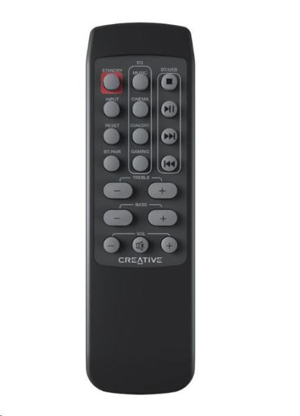 Creative T100 Bluetooth active 2.0 reproduktorov s optickým vstupom,  Hi-Fi ,  DO,  kompaktné,  čierne4
