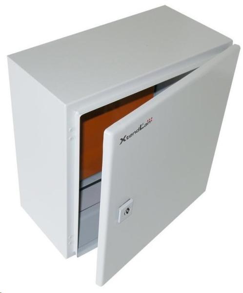 XtendLan 19" univerzální rozvaděč s montážní deskou,  krytí IP66,  šířka 380mm,  hloubka 210mm,  výška 380mm,  šedý1