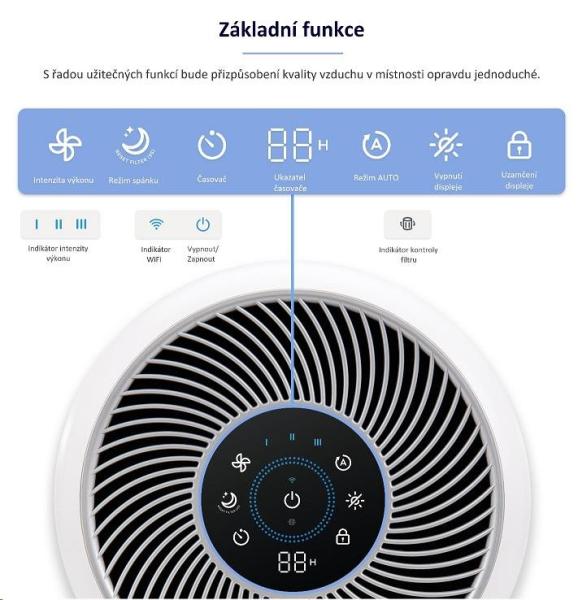 BAZAR - Levoit Core300S SMART - Inteligentní čistička vzduchu - Poškozený obal3