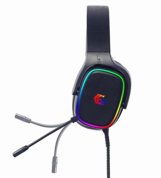 GEMBIRD sluchátka s mikrofonem GHS-SANPO-S300,  gaming,  USB 7.1,  RGB LED0
