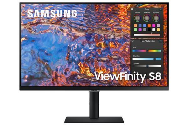 Samsung MT LED LCD monitor 27" ViewFinity LS27B800PXUXEN-Flat, IPS, 3840x2160, 5ms, 60Hz, HDMI, DisplayPort, USBC