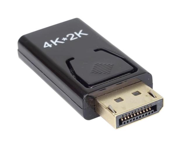 PremiumCord Adaptér DisplayPort na HDMI, 4K@30Hz, samec/samička, pozlátené konektory1