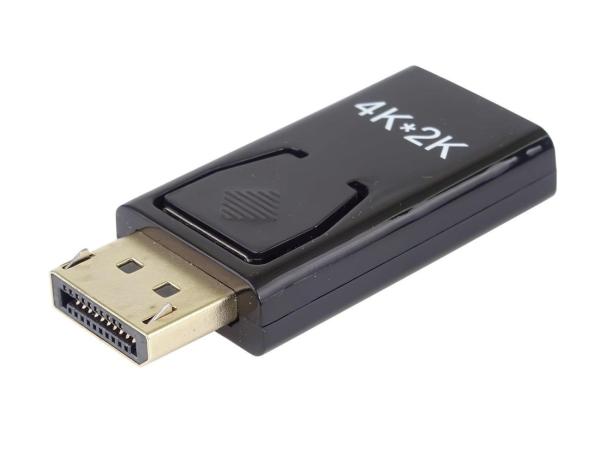 PremiumCord Adaptér DisplayPort na HDMI, 4K@30Hz, samec/samička, pozlátené konektory4
