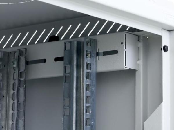19" jednodielny rack TRITON 9U/ 400 mm,  odnímateľné bočné kryty,  čierny5