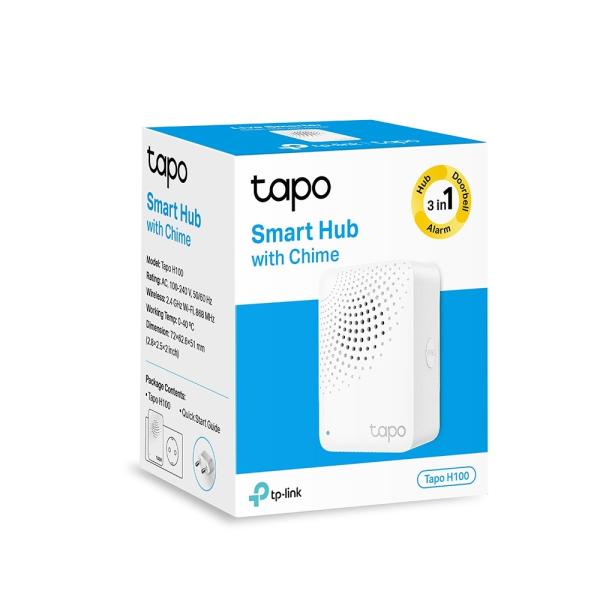 TP-Link Tapo H100 WiFi Chytrý IoT hub Tapo s vyzváněním (2, 4GHz,  Matter certified)1