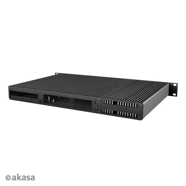 AKASA case Galileo TU1 Plus, Intel LGA1700 1U fanless Thin Mini-ITX case0