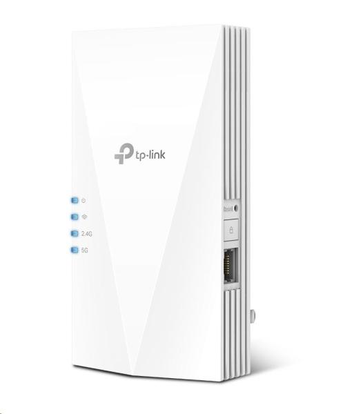 TP-Link RE700X OneMesh/ EasyMesh WiFi6 Extender/ Repeater (AX3000, 2, 4GHz/ 5GHz, 1xGbELAN)