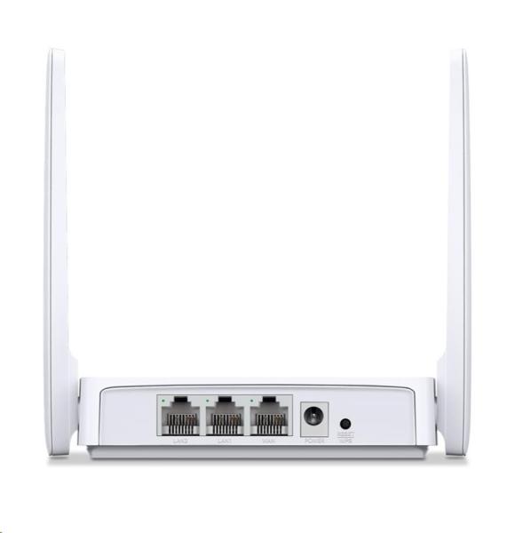 MERCUSYS MR20 WiFi5 router (AC750,  2, 4GHz/ 5GHz, 1x100Mb/ s WAN,  2x100Mb/ s LAN)0