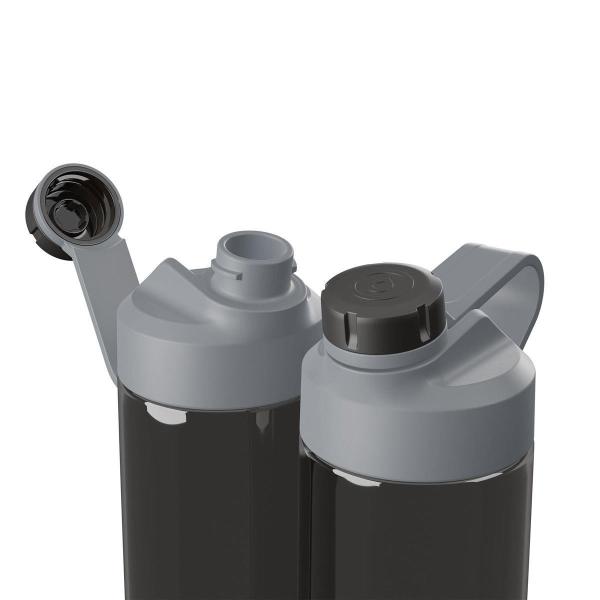 HidrateSpark TAP - Chytrá láhev s kontrolou pitného režimu s brčkem,  710 ml,  černá2