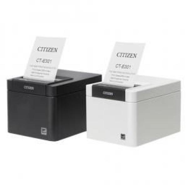 CT-E301,  USB,  8 dots/ mm (203 dpi),  cutter,  white