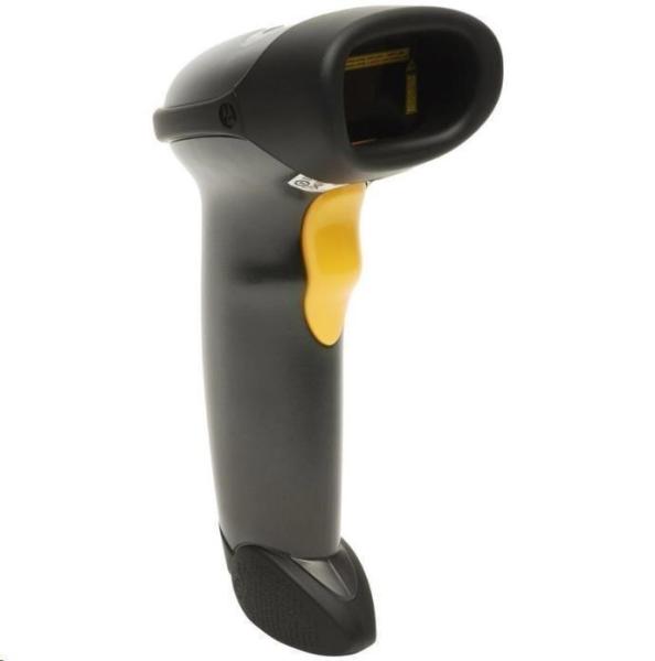 Zebra LS2208,  čtečka čarového kódu,  KIT,  black,  USB-HID1