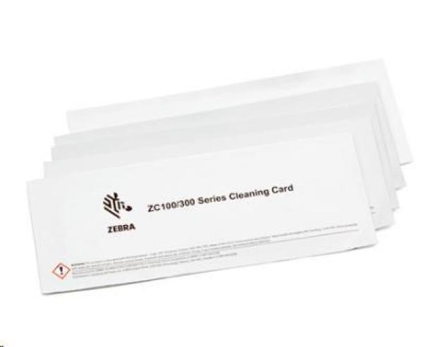 Cleaning Card Kit, ZC100/ 300, 5 cards, improved