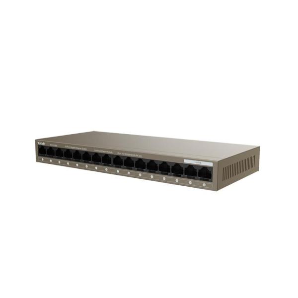 Tenda TEG1016M - 16-port Gigabit Ethernet Switch,  10/ 100/ 1000 Mbps,  Fanless,  Kov4