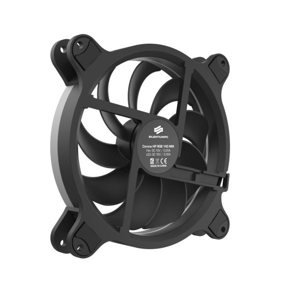 SilentiumPC sada přídavných ventilátorů Sigma HP Corona RGB 140 3-pack /  3x 140mm fan /  RGB LED /  ultratichý13