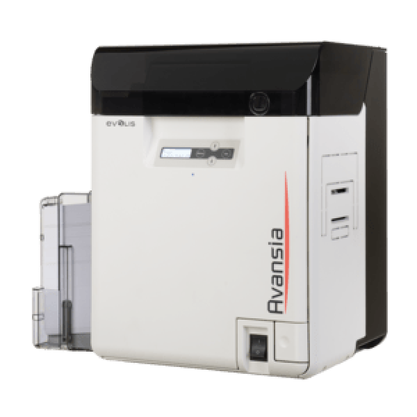 Evolis Avansia,  dual sided,  24 dots/ mm (600 dpi),  USB,  Ethernet,  MSR,  display