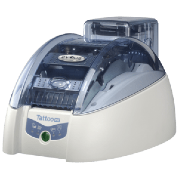 Evolis Tattoo2 RW, single sided, 12 dots/ mm (300 dpi), USB, Ethernet