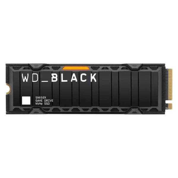 WD BLACK SSD NVMe 2TB PCIe SN850X, Gen4 ,  (R:7300,  W:6600MB/ s)+Chladič