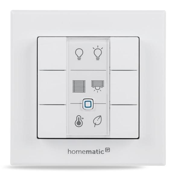 Homematic IP Nástěnný dálkový ovladač - 6 tlačítek,  se symboly