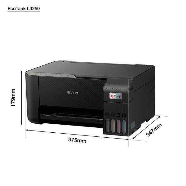 Atramentová tlačiareň EPSON EcoTank L3250, 3v1, A4, 1440x5760dpi, 33 str. min, USB, Wi-Fi, 3 roky záruka po registrácii1