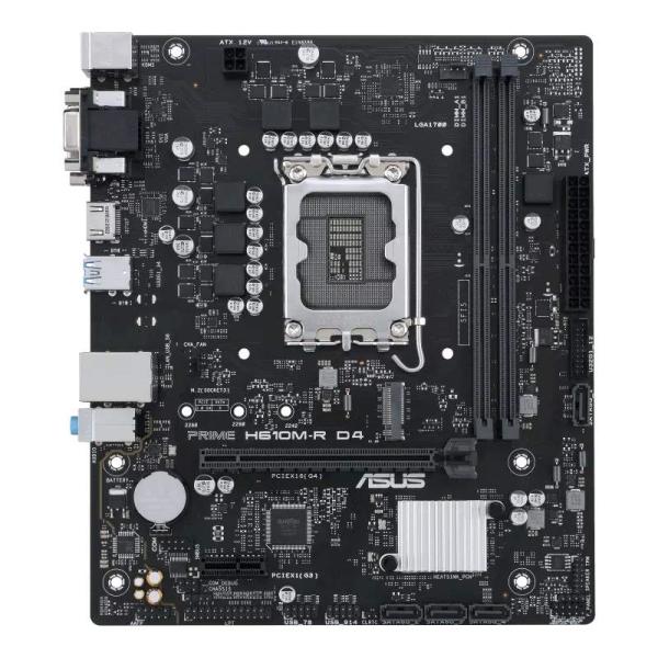 ASUS MB Sc LGA1700 PRIME H610M-R D4-SI,  Intel H610,  2xDDR4,  1xHDMI,  1xDVI,  1xVGA,  mATX0