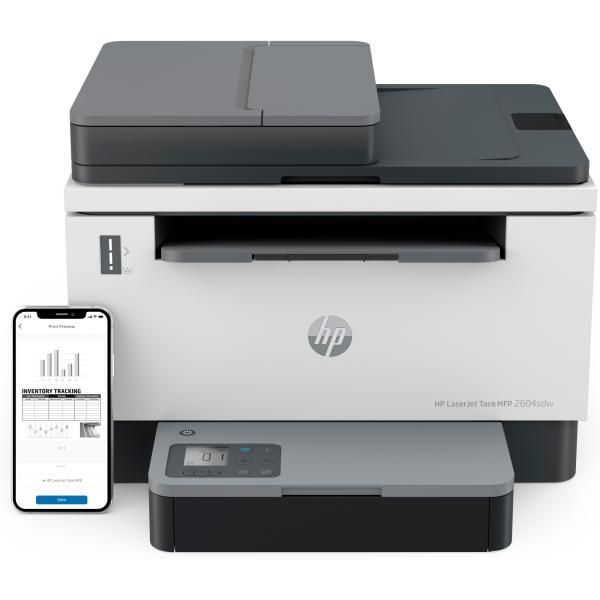 HP LaserJet Tank 2604sdw (A4,  22 ppm,  USB,  LAN, Wi-Fi,  PRINT/ SCAN/ COPY,  ADF,  duplex)2