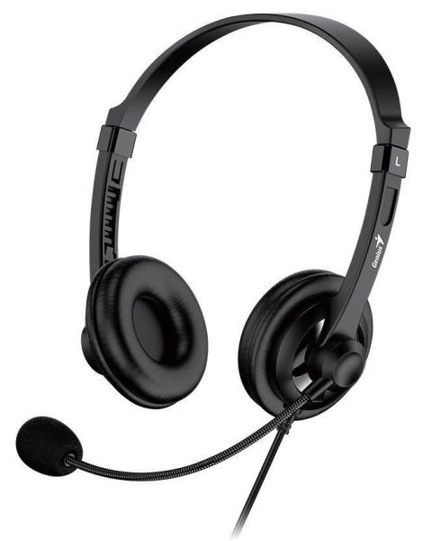 GENIUS sluchátka HS-230U/  USB/  černá