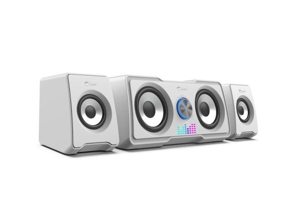 C-TECH reproduktory SPK-16,  2.2,  RGB,  bílá2