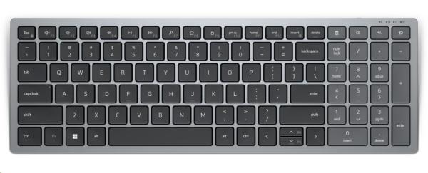 Dell Compact Multi-Device Wireless Keyboard - KB740 - US International (QWERTY)