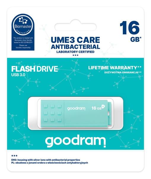 GOODRAM Flash Disk 16GB UME3 CARE,  USB 3.04