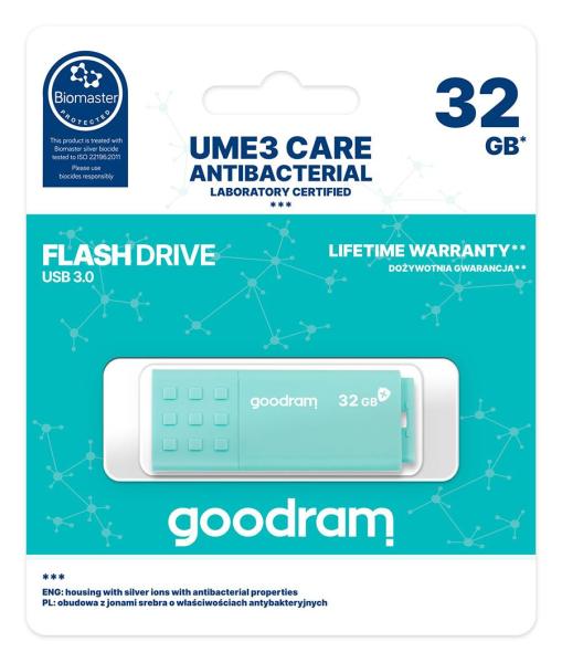 GOODRAM Flash Disk 32GB UME3 CARE,  USB 3.04