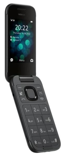 Nokia 2660 Flip,  Dual SIM,  čierna3