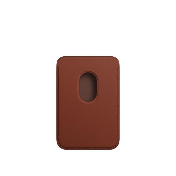 APPLE iPhone kožená peněženka s MagSafe - Umber1