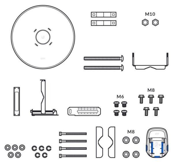 UBNT UISP-Dish, Anténa, směrová, parabolická, 5GHz, 5-6°/6,5-8°, 30dBi, 30km4