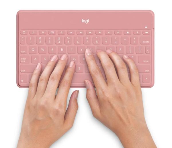 Logitech Keyboard Keys-To-Go,  US,  blush,  apple2