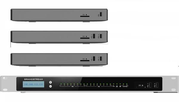 Grandstream UCM6302 Audio VoIP PBX, 500 užív., 75 súb. hov., audiokonf. 75úč., 2xFXO, 2xFXS port2