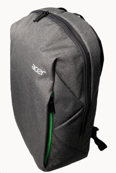 Acer urban backpack, grey & green, 15.63