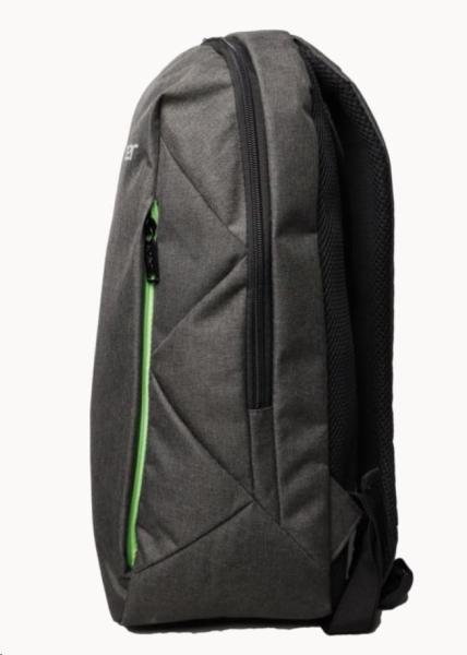 Acer urban backpack, grey & green, 15.64