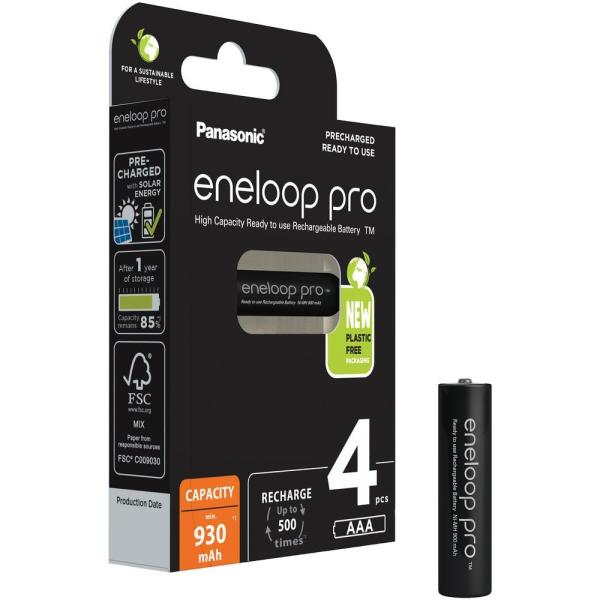 PANASONIC HR03 AAA 4HCDE/ 4BE ENELOOP PRO N,  930 mAh (Blistr 4ks)