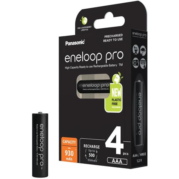 PANASONIC HR03 AAA 4HCDE/ 4BE ENELOOP PRO N,  930 mAh (Blistr 4ks)1