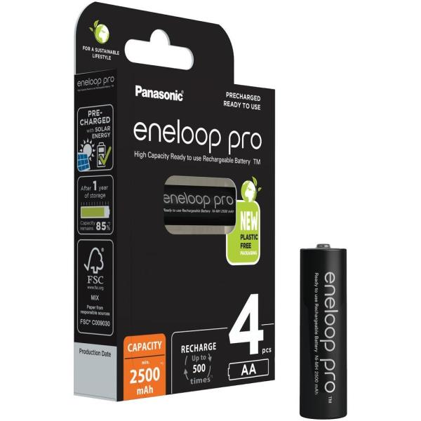 PANASONIC HR6 AA 3HCDE/ 4BE ENELOOP PRO N,  2500 mAh (Blistr 4ks)