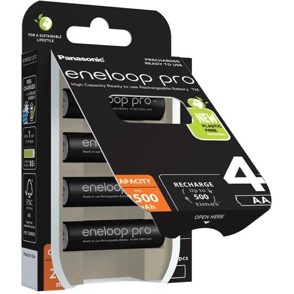 PANASONIC HR6 AA 3HCDE/ 4BE ENELOOP PRO N,  2500 mAh (Blistr 4ks)2