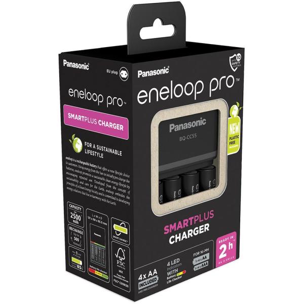 PANASONIC NAB. KJ55HCD40E 4xAA ENELOOP PRO N,  2500 mAh pro AA/ AAA (Blistr 4ks + nab.)1