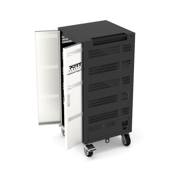 PORT nabíjecí skříňka pro 30 notebooků + 1 Rack U19",  černá10