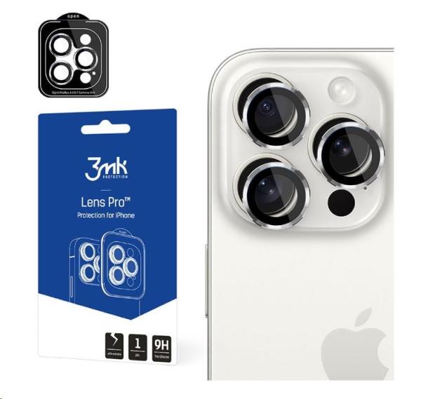 3mk ochrana kamery Lens Protection Pro pro Apple iPhone 14 Plus,  stříbrná